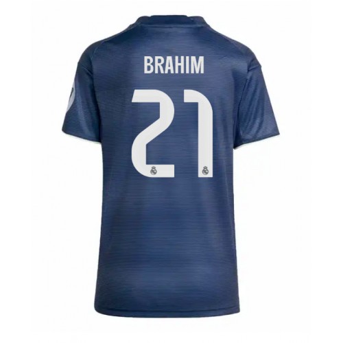 Real Madrid Brahim Diaz #21 Replika Bortatröja Damer 2025-26 Kortärmad Real Madrid Brahim Diaz #21 Replika Bortatröja Damer 2025-26 Kortärmad